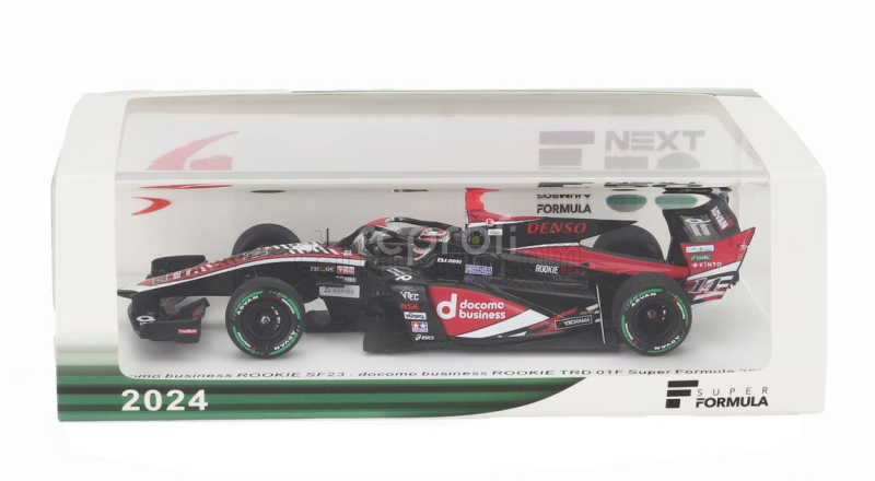 Spark-model Dallara Sf23 Trd 01f Team Rookie Racing N 14 Super Formula Season 2024 Kazuya Oshima 1:43 Černá Červená