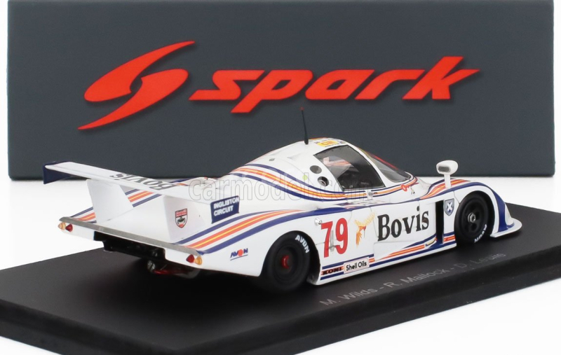 Spark-model Ecosse C285 3.0l V8 Team Ecurie Ecosse N 79 24h Le Mans 1985 Mike Wilds - David Leslie - Ray Mallock 1:43 Bílá Červená Modrá