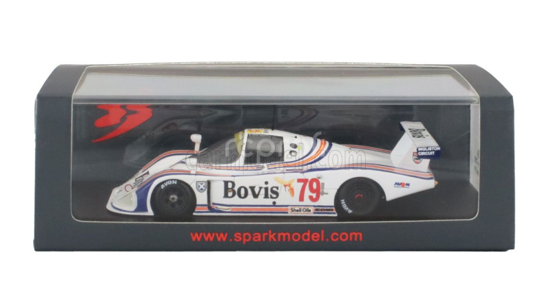 Spark-model Ecosse C285 3.0l V8 Team Ecurie Ecosse N 79 24h Le Mans 1985 Mike Wilds - David Leslie - Ray Mallock 1:43 Bílá Červená Modrá