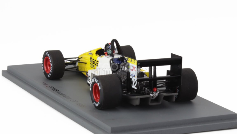 Spark-model Eurobrun F1  Er188 N 32 Australian Gp 1988 Oscar Larrauri 1:43 Žlutá Bílá Černá