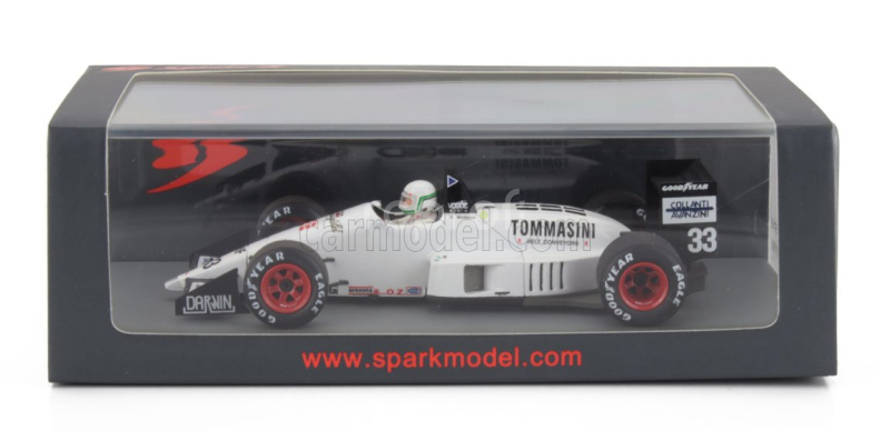 Spark-model Eurobrun F1  Er188 N 33 France Gp 1988 Stefano Modena 1:43 Bílá Černá