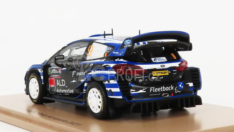 Spark-model Ford england Fiesta Wrc Team M-sport N 9 Rally Acropolis 2021 J.serderidis - F.miclotte 1:43 Modrá Černá