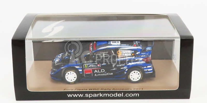 Spark-model Ford england Fiesta Wrc Team M-sport N 9 Rally Acropolis 2021 J.serderidis - F.miclotte 1:43 Modrá Černá