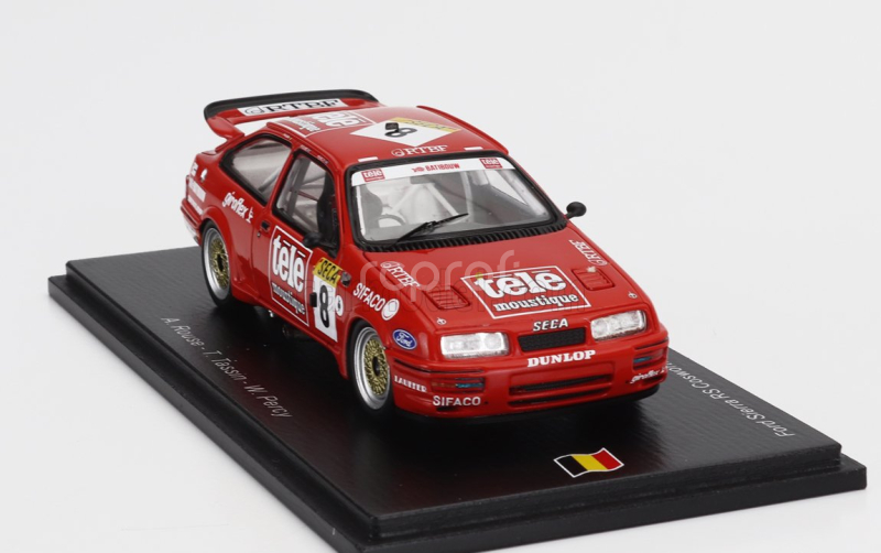 Spark-model Ford england Sierra Rs Cosworth Team Andy Rouse Engineering N 8 24h Spa 1987 Andy Rouse - Win Percy - Thierry Tassin 1:43 Tmavě Oranžová