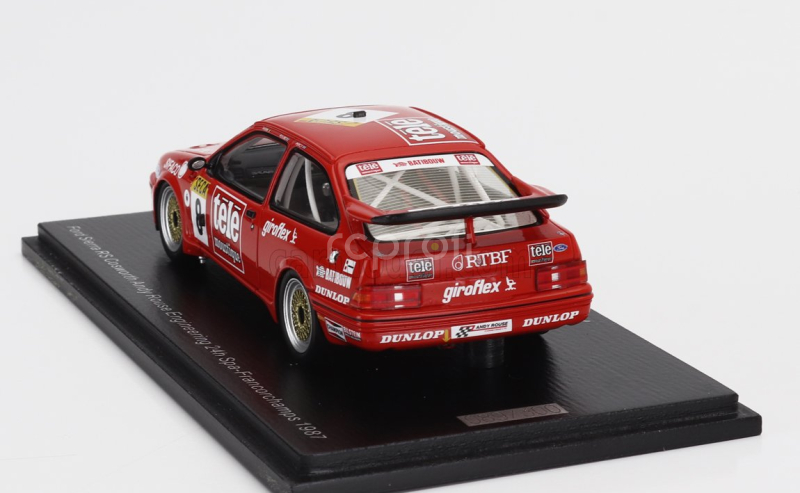 Spark-model Ford england Sierra Rs Cosworth Team Andy Rouse Engineering N 8 24h Spa 1987 Andy Rouse - Win Percy - Thierry Tassin 1:43 Tmavě Oranžová