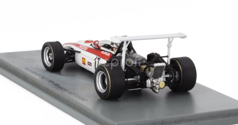 Spark-model Honda F1  Ra301 N 5 Mexico Gp 1968 Jo Bonnier 1:43 Bílá Červená Černá