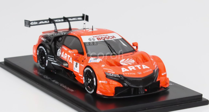 Spark-model Honda Nsx Gt Team Arta Racing N 8 Gt500 Super Gt 2021 Tomoki Nojiri - Nirei Fukuzumi 1:43 Oranžová Černá
