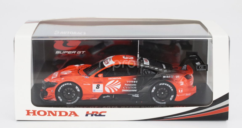 Spark-model Honda Nsx Gt Team Arta Racing N 8 Gt500 Super Gt 2021 Tomoki Nojiri - Nirei Fukuzumi 1:43 Oranžová Černá