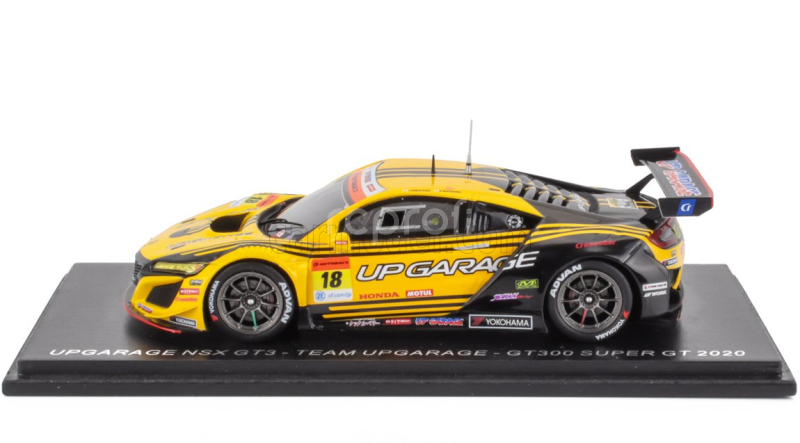 Spark-model Honda Nsx Gt3 Team Upgarage N 188 Gt300 Class Super Gt 2020 Takashi Kobayashi - Kosuke Matsuura 1:43 Žlutá Černá