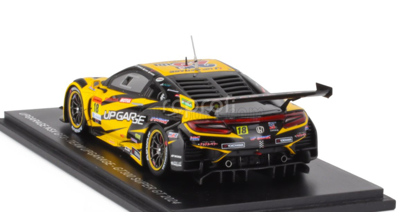 Spark-model Honda Nsx Gt3 Team Upgarage Racing N 18 Gt300 Class Super Gt 2024 Takashi Kobayashi - Syun Koide 1:43 Žlutá Černá