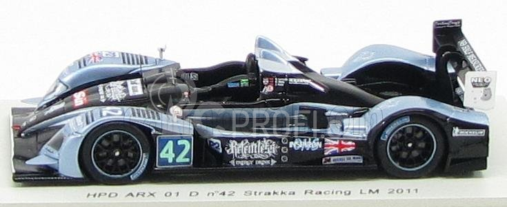 Spark-model HPD Arx 01 D Strakka Racing N 42 24h Le Mans 2011 N.leventis - D.watts - J.kane 1:43 Černá Světle Modrá Met