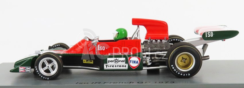 Spark-model Iso rivolta F1  Ir N 26 French Gp 1973 H.pescarolo 1:43 Zelená Červená