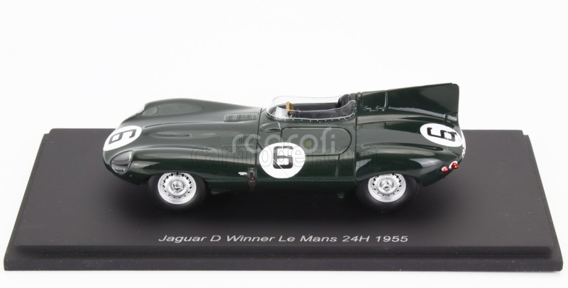 Spark-model Jaguar D-type Team Jaguar Cars Ltd N 6 Winner 24h Le Mans 1955 J.m.hawthorn - I.l.bueb 1:43 Britská Závodní Zelená