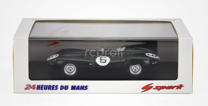 Spark-model Jaguar D-type Team Jaguar Cars Ltd N 6 Winner 24h Le Mans 1955 J.m.hawthorn - I.l.bueb 1:43 Britská Závodní Zelená