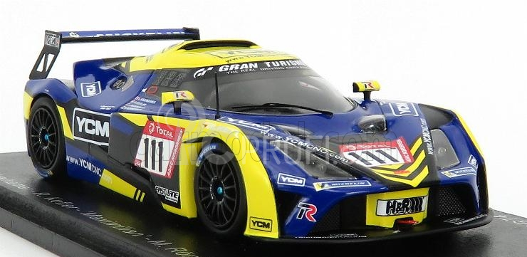Spark-model KTM X-bow Gt4 N 111 Team Teichmann Racing 24h Nurburgring 2019 L.kraihamer - R.kofler - Maximilian - M.ronnefarth 1:43 Modrá Žlutá Černá