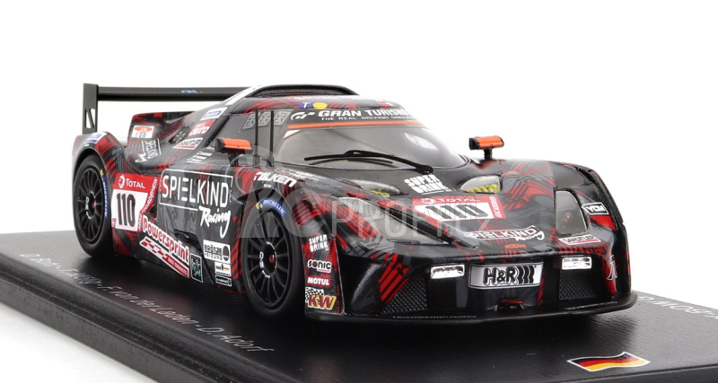 Spark-model KTM X-bow Gt4 Team Teichmann Racing N 110 24h Nurburgring 2021 D.bohr - T.molig - F.von Der Laden - D.adorf 1:43 Červená Černá