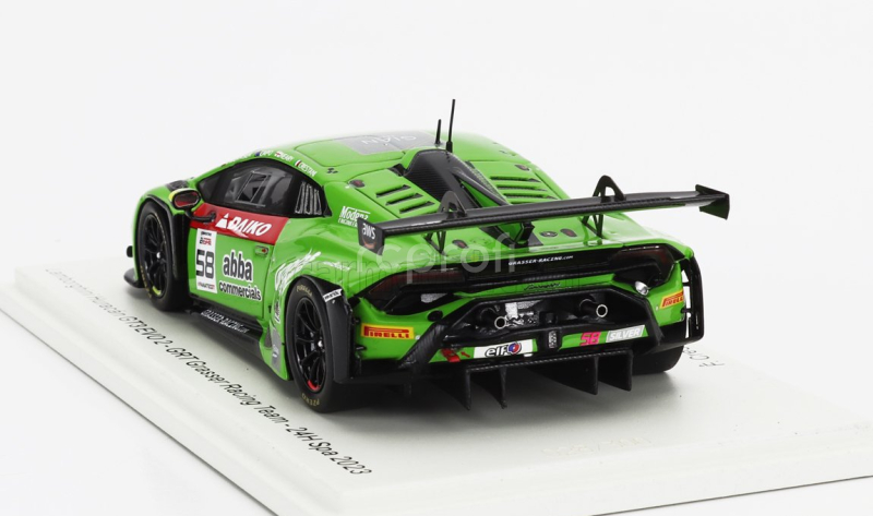 Spark-model Lamborghini Huracan Gt3 Evo 2 Team Grasser Racing 24h Spa 2023 F.crestani - S.neary - G.tweraser - R.capo 1:43 Zelená Černá