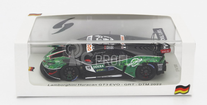 Spark-model Lamborghini Huracan Gt3 Evo N 19 Grt Dtm 2022 Rolf Ineichen 1:43 Černá Zelená
