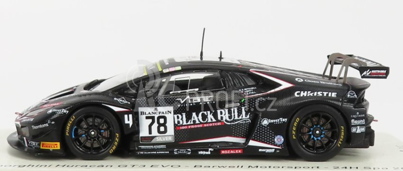 Spark-model Lamborghini Huracan Gt3 Evo Team Barwell Motorsport N 78 24h Spa 2019 J.pull - J.witt - S.mitchell 1:43 Black