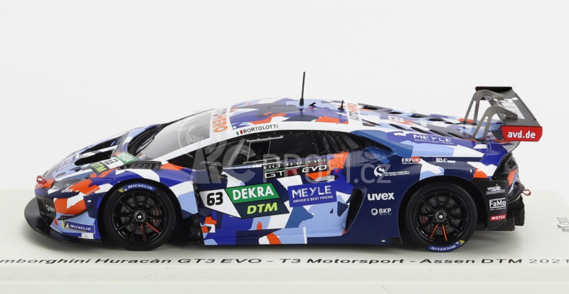 Spark-model Lamborghini Huracan Gt3 Evo Team T3 Motorsport N 63 Dtm Assen 2021 M.bortolotti 1:43 Různé