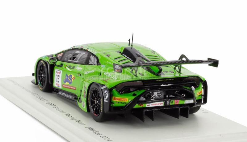Spark-model Lamborghini Huracan Gt3 Evo2 5.2l V10 Team Grt Grasser Racing N 19 24h Spa 2024 Mateo Llarena - Hugo Cook - Baptiste Moulin - Haytham Qarajouli 1:43 Zelená
