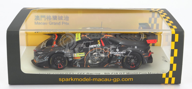 Spark-model Lamborghini Huracan Gt3 Team Fff Racing N 5 Fia Gt World Cup Macau 2016 M.bortolotti 1:43 Black
