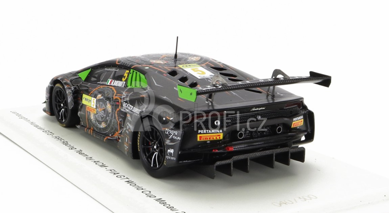 Spark-model Lamborghini Huracan Gt3 Team Fff Racing N 5 Fia Gt World Cup Macau 2017 M.bortolotti 1:43 Black
