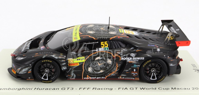 Spark-model Lamborghini Huracan Gt3 Team Fff Racing N 55 Fia Gt World Cup Macau 2016 A.couto 1:43 Black