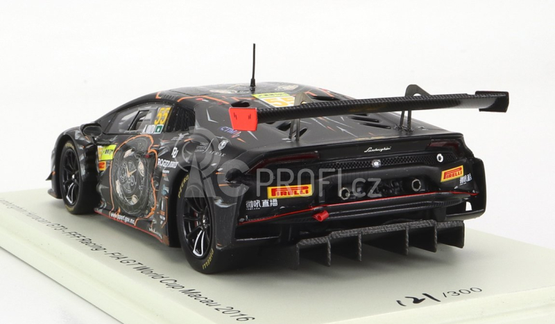 Spark-model Lamborghini Huracan Gt3 Team Fff Racing N 55 Fia Gt World Cup Macau 2016 A.couto 1:43 Black