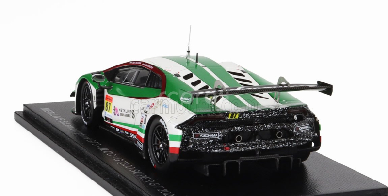 Spark-model Lamborghini Lamborghini Gt3 Team Jloc N 87 Gt300 Class Super Gt 2024 Kosuke Matsuura - Natsu Sakaguchi 1:43 Zelená Bílá