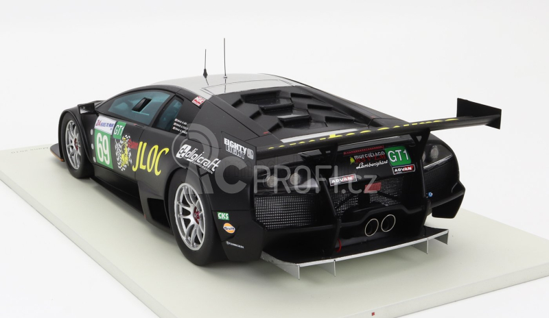 Spark-model Lamborghini Murcielago Lp670 R-sv 6.5l V12 Team Jloc N 69 24h Le Mans 2010 A.yogo - H.iiri - K.yamanishi 1:18 Černá Bílá