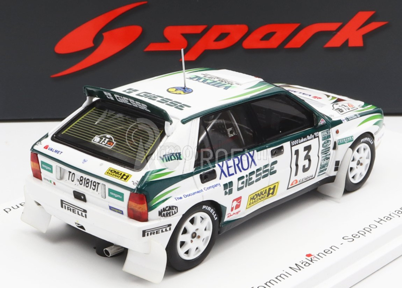 Spark-model Lancia Delta Hf Integrale Evo Giesse N 13 4th Rally 1000 Lakes 1993 T.makinen - S.harjanne 1:43 Bílá Zelená