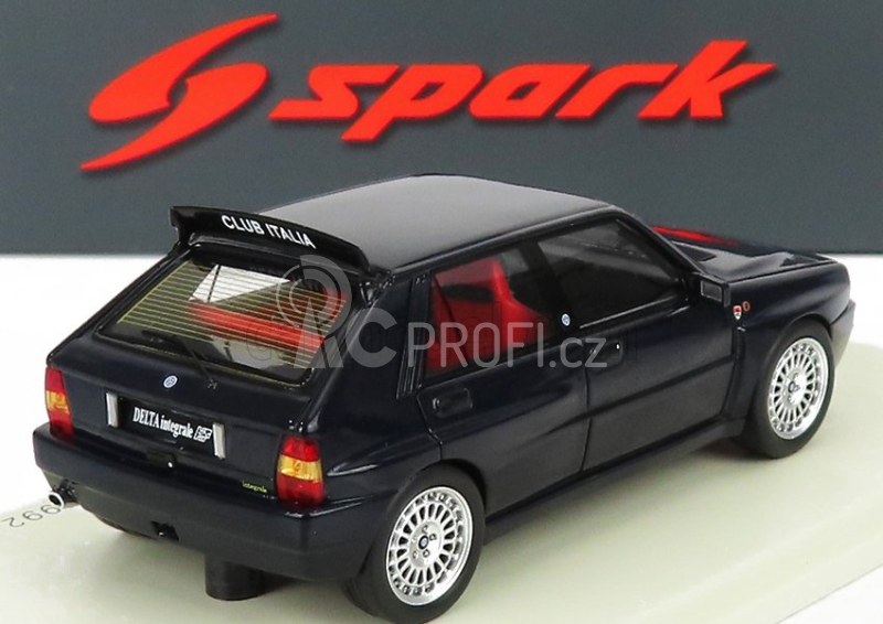 Spark-model Lancia Delta Hf Integrale Evo2 Club Italia 1992 1:43 Tmavě Modrá