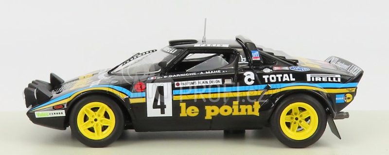 Spark-model Lancia Stratos N 4 6th Rally Montecarlo 1981 B.darniche - A.mahe 1:43 Černá Žlutá