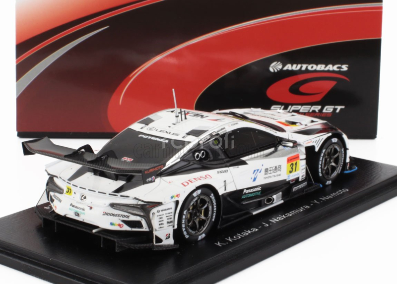 Spark-model Lexus Lc500h Gt Team Apr N 31 Gt300 Class Super Gt 2024 Kazuto Kotaka - Jin Nakamura - Yuki Nemoto 1:43 Bílá Černá