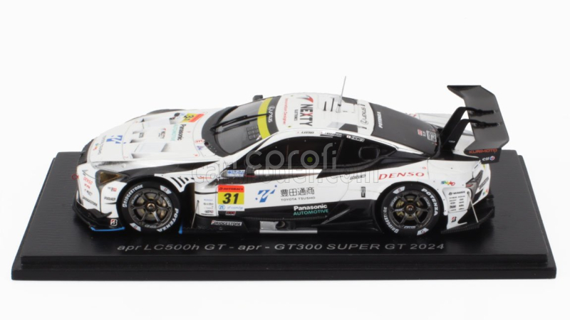 Spark-model Lexus Lc500h Gt Team Apr N 31 Gt300 Class Super Gt 2024 Kazuto Kotaka - Jin Nakamura - Yuki Nemoto 1:43 Bílá Černá