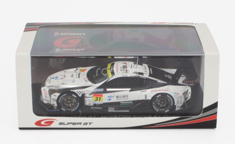 Spark-model Lexus Lc500h Gt Team Apr N 31 Gt300 Class Super Gt 2024 Kazuto Kotaka - Jin Nakamura - Yuki Nemoto 1:43 Bílá Černá