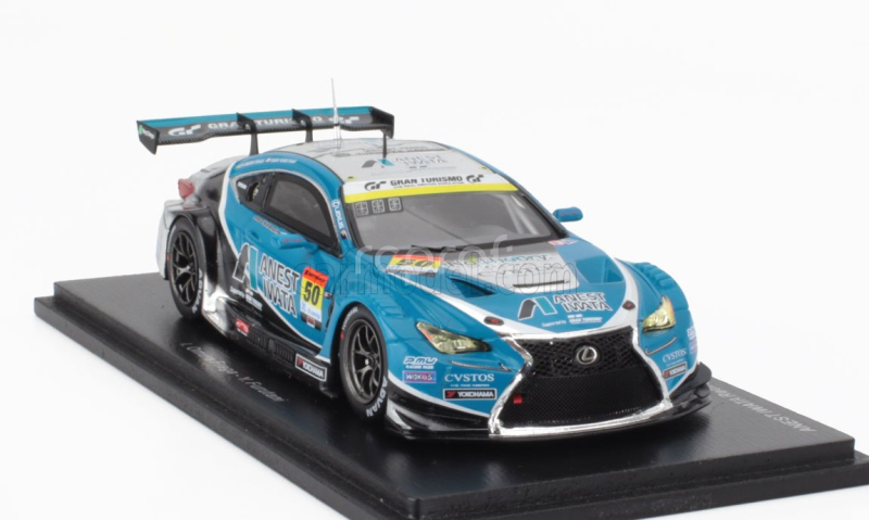 Spark-model Lexus Rc F Gt3 Anest Iwata Racing N 50 Gt300 Class Super Gt 2024 Igor Omura Fraga - Yuga Fururtani 1:43 Světle Modrá Bílá