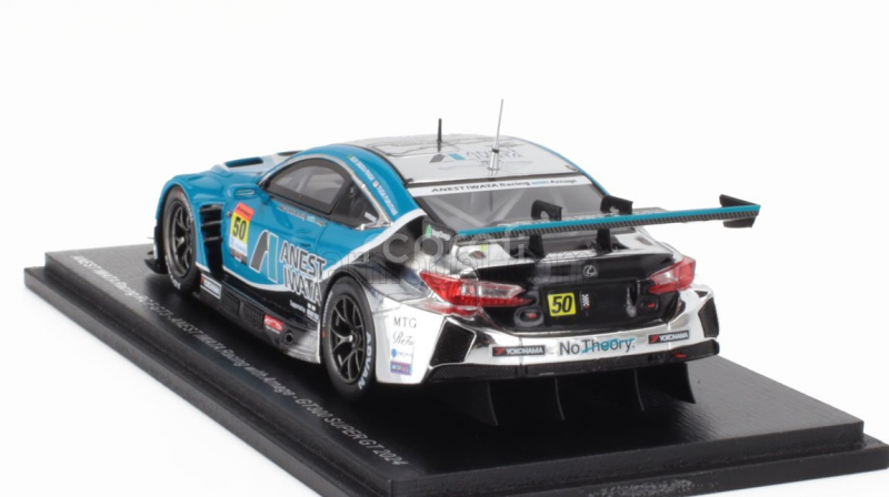 Spark-model Lexus Rc F Gt3 Anest Iwata Racing N 50 Gt300 Class Super Gt 2024 Igor Omura Fraga - Yuga Fururtani 1:43 Světle Modrá Bílá