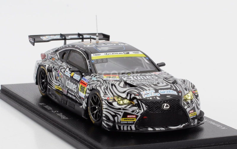 Spark-model Lexus Rc F Gt3 Team K-tunes Racing N 96 Gt300 Class Super Gt 2024 Morio Nitta - Shinichi Takagi 1:43 Černá Bílá