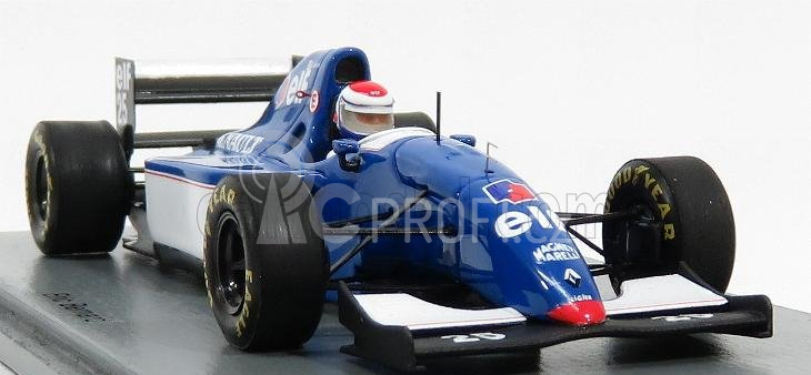 Spark-model Ligier F1 Js39b N 25 French Gp 1994 Eric Bernard 1:43 Modrá Bílá