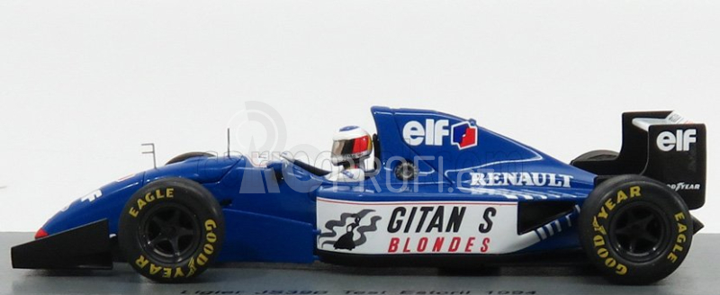 Spark-model Ligier F1  Js39b Test Estoril 1994 M.schumacher 1:43 Modrá Bílá