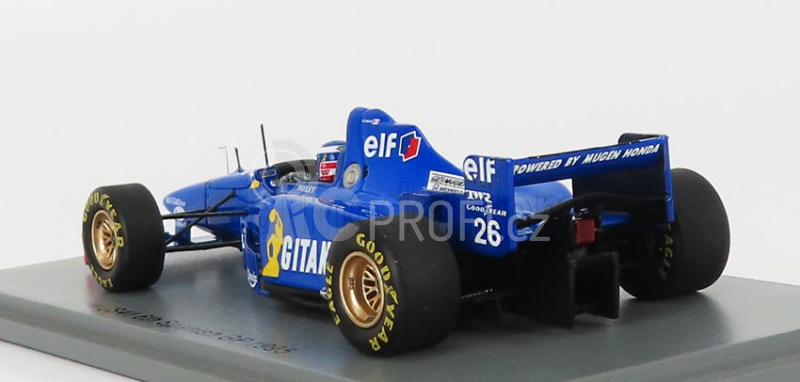 Spark-model Ligier F1  Js41 N 26 6th Spanish Gp 1995 O.panis 1:43 Blue