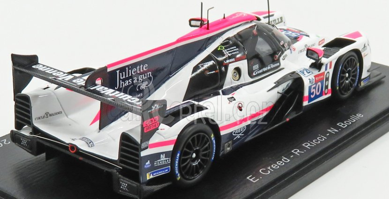 Spark-model Ligier Js P217 Gibson Gk428 4.2l V8 Team Larbre Competition N 50 24h Le Mans 2019 E.creed - R.ricci - N.boulle 1:43 Bílá Černá