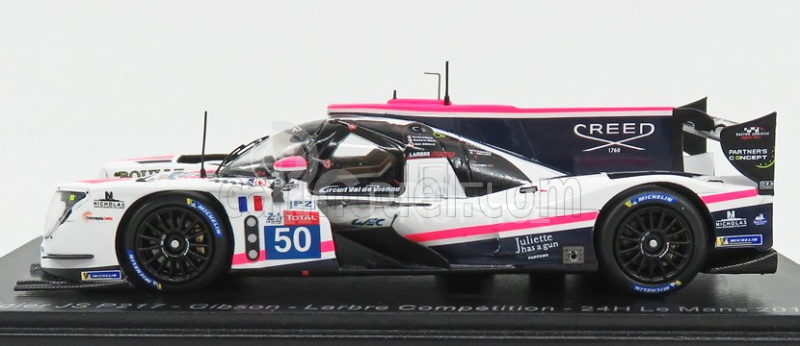Spark-model Ligier Js P217 Gibson Gk428 4.2l V8 Team Larbre Competition N 50 24h Le Mans 2019 E.creed - R.ricci - N.boulle 1:43 Bílá Černá