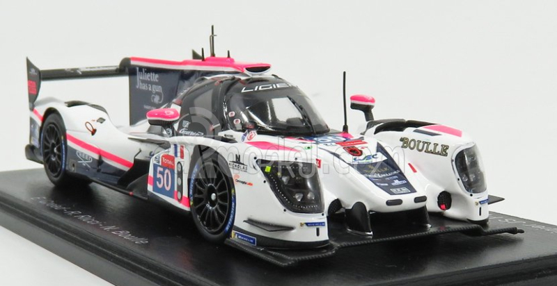 Spark-model Ligier Js P217 Gibson Gk428 4.2l V8 Team Larbre Competition N 50 24h Le Mans 2019 E.creed - R.ricci - N.boulle 1:43 Bílá Černá
