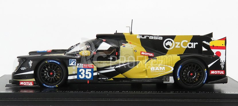 Spark-model Ligier Jsp217 Gibson Team Inter Eurasia Motorsport N 35 18th 24h Le Mans 2020 N.foster - R.merhi - N.yamanaka 1:43 Černá Žlutá
