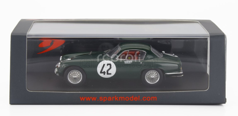 Spark-model Lotus Elite Coventry Climax 1216cc S4 Team Lotus Engineerig N 42 24h Le Mans 1960 David Buxton - Bill Allen 1:43 Zelená