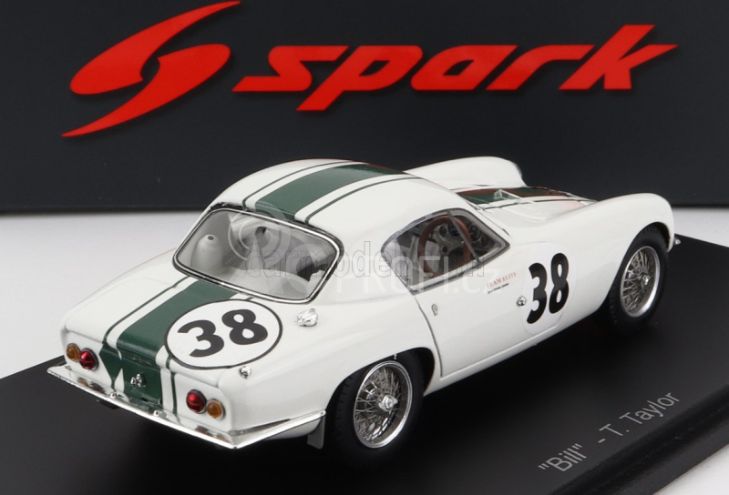 Spark-model Lotus Elite N 38 24h Le Mans 1961 B.allen - A.taylor 1:43 Bílá