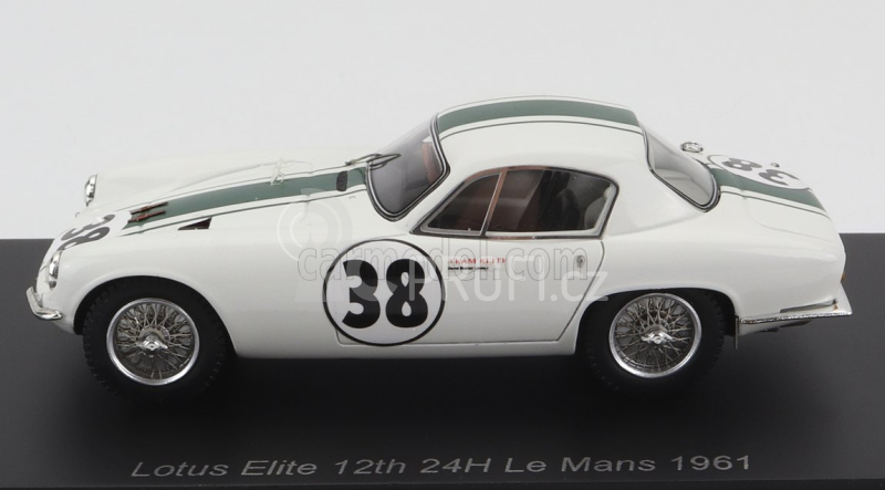 Spark-model Lotus Elite N 38 24h Le Mans 1961 B.allen - A.taylor 1:43 Bílá